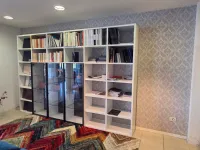 Libreria modello Libreria con vetrine e illuminazione led di Tomasella in Offerta Outlet