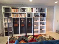 Libreria modello Libreria con vetrine e illuminazione led di Tomasella in Offerta Outlet