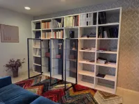Libreria modello Libreria con vetrine e illuminazione led di Tomasella in Offerta Outlet