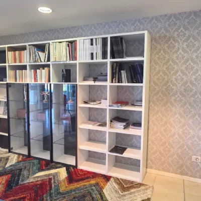 Libreria modello Libreria con vetrine e illuminazione led di Tomasella in Offerta Outlet