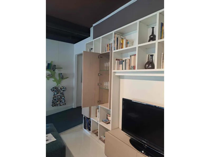 Libreria horizon stile moderna di Mobilgam in Offerta Outlet