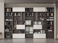 Libreria Libreria mod.elegant Corazzin in stile moderno in offerta