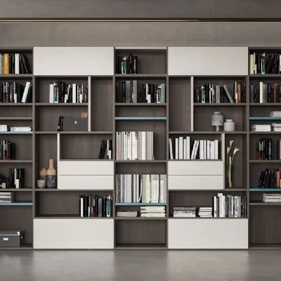 Libreria Libreria mod.elegant Corazzin in stile moderno in offerta