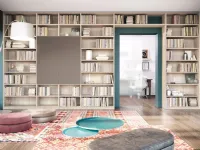 Libreria Corazzin in laminato opaco scontata -50%: scopri Libreria mod. elegant