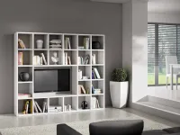 Libreria modello Libreria parete  a quadrotti  di Lion's in Offerta Outlet