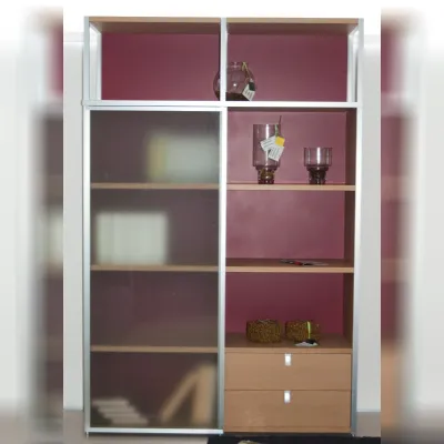 Libreria Polyformitalia in legno a prezzo Outlet: scopri Libreria poliform mod. syto