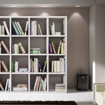 Libreria modello Libreria quadrotti bianca  di Lion's a prezzo scontato