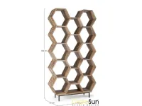 Libreria modello Libreria wahida di Outlet etnico a prezzo Outlet