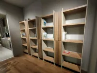 Libreria Mito linosa stile moderno di Imab scontata del 50%