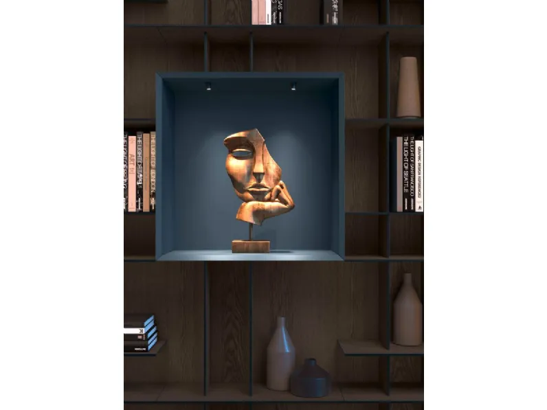 Libreria Movida cube stile design di Olivieri scontata del 30%