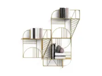 Libreria Musa in stile design di Mogg in OFFERTA OUTLET 