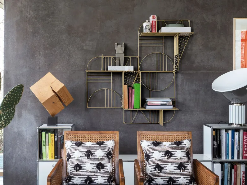 Libreria Musa in stile design di Mogg in OFFERTA OUTLET 