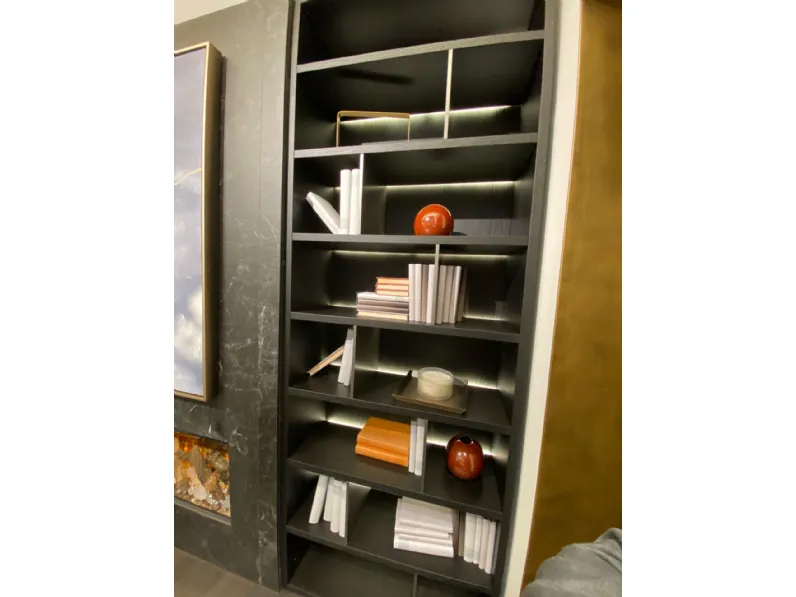 Libreria Novamobili in laccato opaco a prezzo scontato: scopri Na 113 libreria livins system