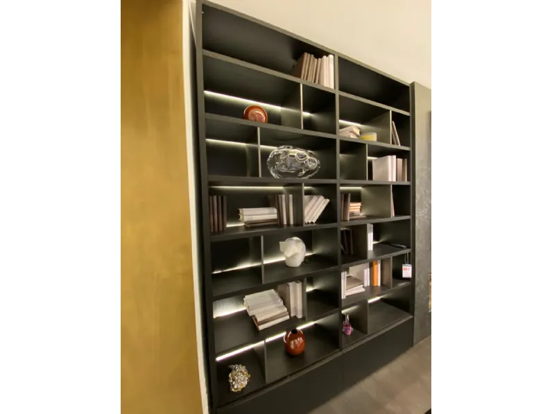Libreria Novamobili in laccato opaco a prezzo scontato: scopri Na 113 libreria livins system