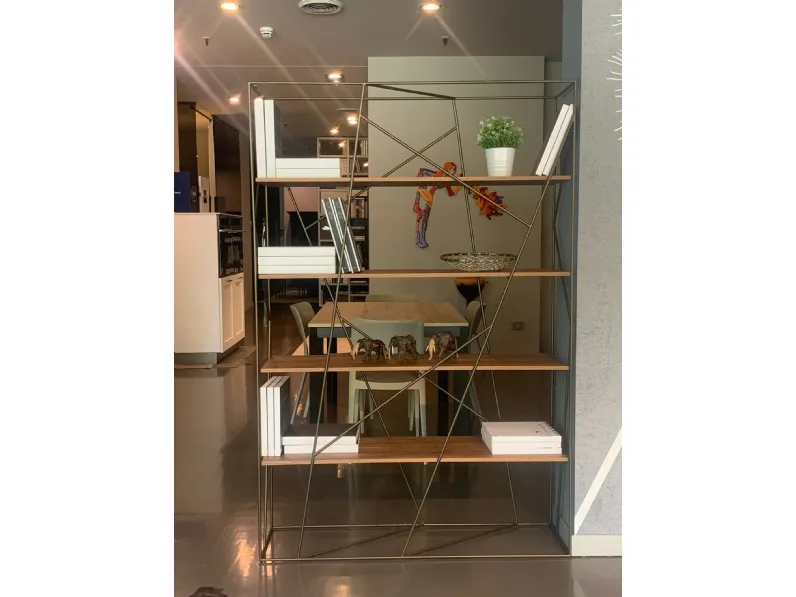 Libreria modello Naviglio di Tonin casa in Offerta Outlet