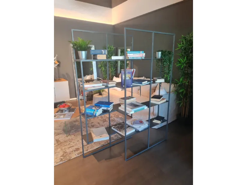 Libreria Optic stile design di Bonaldo scontata del 35%