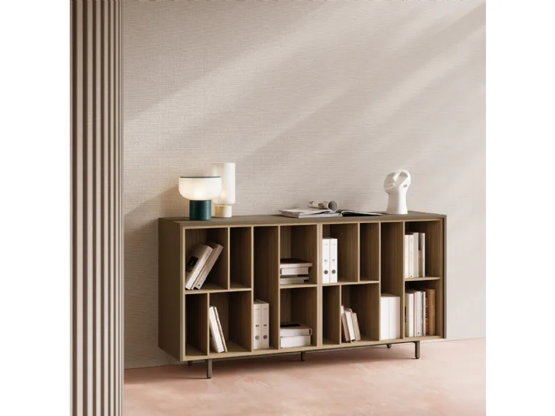 Libreria Sigma a giorno  stile design di Las mobili scontata del 30%