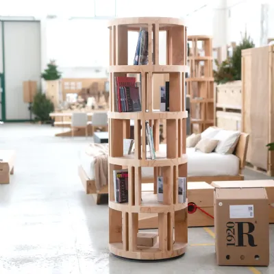 Libreria Riva 1920 in legno in Offerta Outlet: scopri Torre lignea