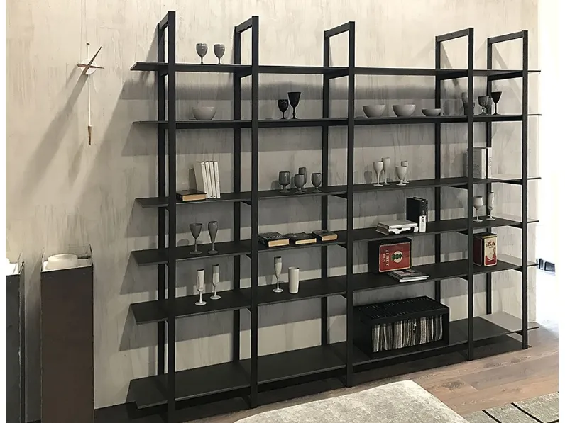 Libreria Modulnova in metallo a prezzo scontato: scopri Unlimited bifacciale