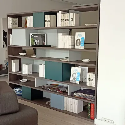 Libreria Modo in stile moderno di Sangiacomo in OFFERTA OUTLET