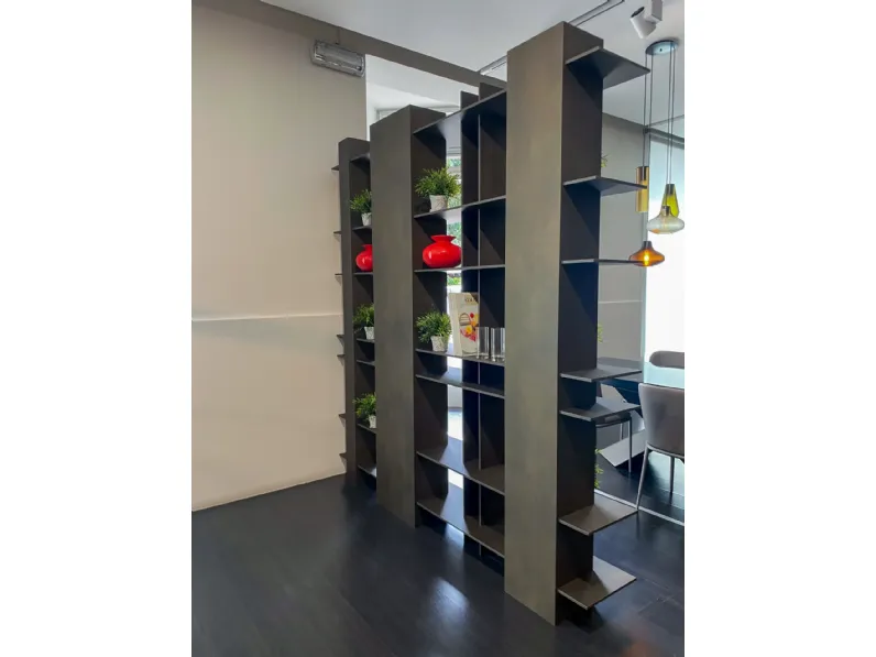 Libreria Libreria blade Modulnova in stile design a prezzi outlet