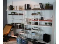 Libreria Modulnova in metallo a prezzo scontato: scopri Plain
