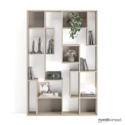 Libreria modello Ybak di Moretti compact giorno notte in Offerta Outlet