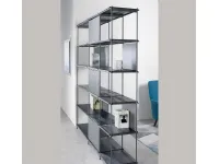 Libreria Musa Pezzani in stile design a prezzi outlet