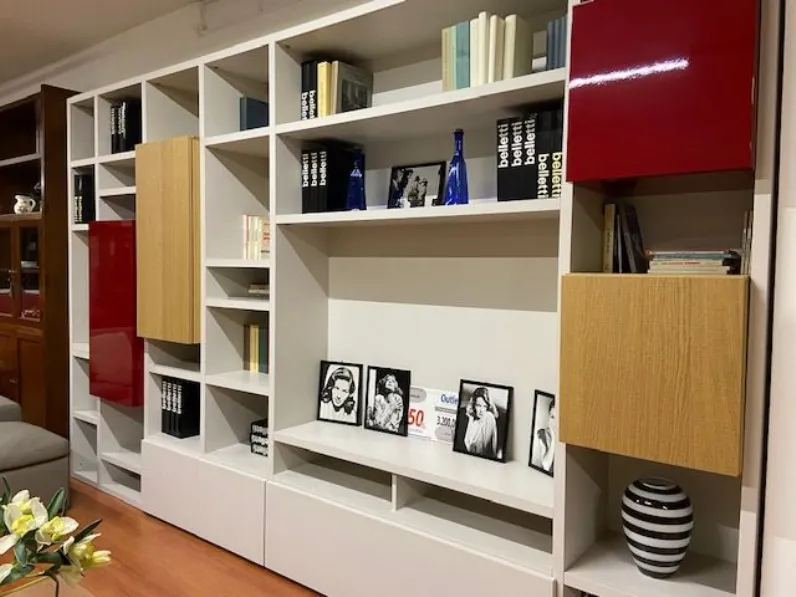 Libreria My space in stile moderno di Alf da fre in OFFERTA OUTLET