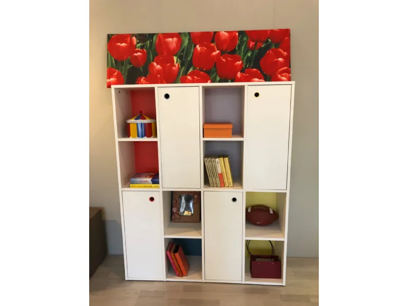 Libreria Nidi stile design di Battistella scontata del 40%