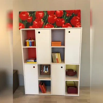Libreria Nidi stile design di Battistella scontata del 40%