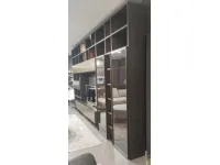 Libreria Novamobili in laminato materico scontata -40%: scopri Living system