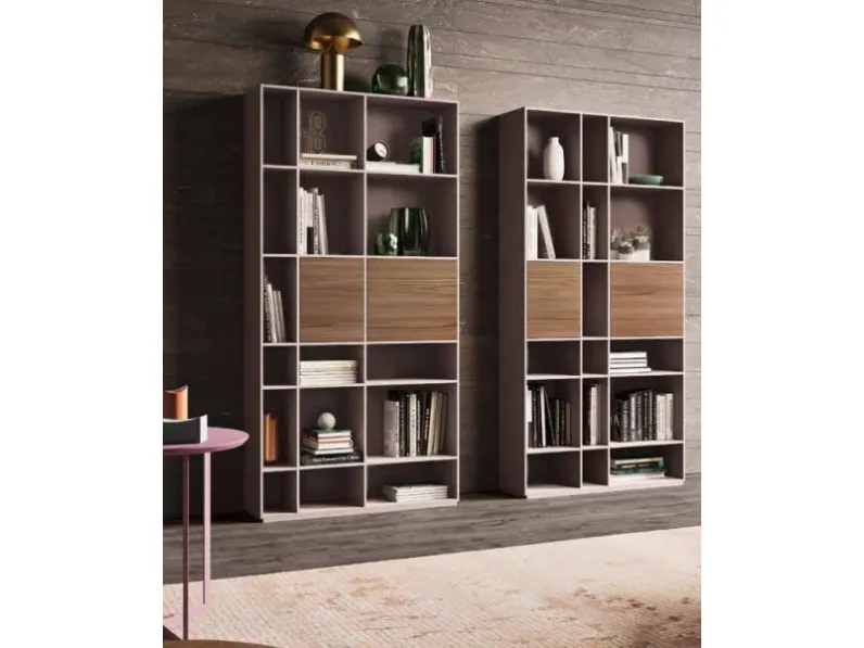 Libreria Orme in laccato opaco a prezzo Outlet: scopri Wall 12