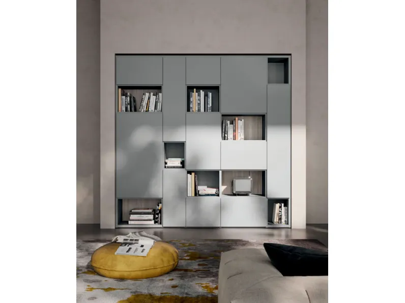 Libreria Orme in laminato opaco in Offerta Outlet: scopri Libreria day14