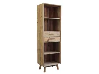 Libreria Outlet etnico in legno a prezzo Outlet: scopri Legno riciclato
