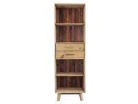 Libreria Outlet etnico in legno a prezzo Outlet: scopri Legno riciclato