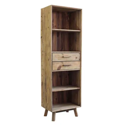 Libreria Outlet etnico in legno a prezzo Outlet: scopri Legno riciclato