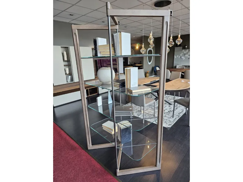Libreria Ozzio in legno scontata -30%: scopri Panto 