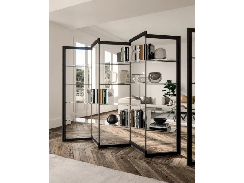 Libreria Panto in stile design di Ozzio in OFFERTA OUTLET  affrettati