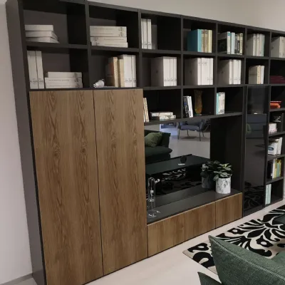 Libreria Pari & dispari Presotto in stile moderna a prezzi outlet