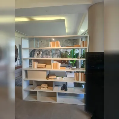 Libreria Presotto in laccato opaco scontata -53%: scopri Pari e dispari