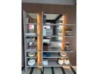 Libreria Pentagram stile design di Lago in Offerta Outlet