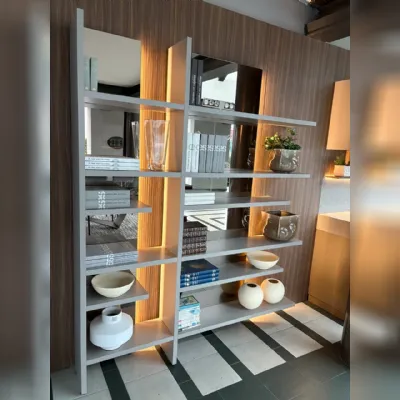 Libreria Pentagram stile design di Lago in Offerta Outlet