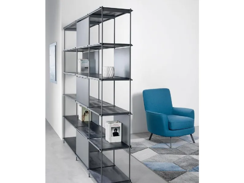 Libreria Pezzani in laminato opaco a prezzo scontato: scopri Musa
