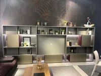 Libreria Pianca in laminato materico a prezzo Outlet: scopri Spazioteca