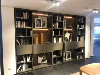 Libreria Poliform in legno a prezzo Outlet: scopri Wall system