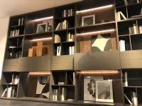 Libreria Poliform in legno a prezzo Outlet: scopri Wall system