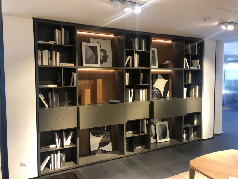 Libreria Wall system stile design di Poliform in offerta