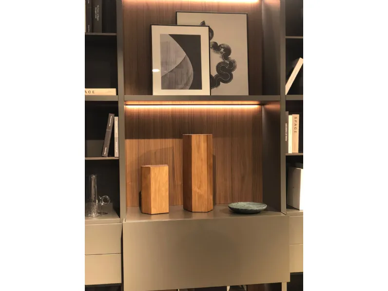 Libreria Wall system stile design di Poliform in offerta