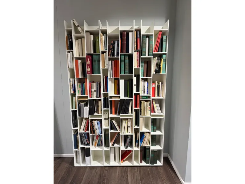 Libreria Random stile design di Mdf in offerta